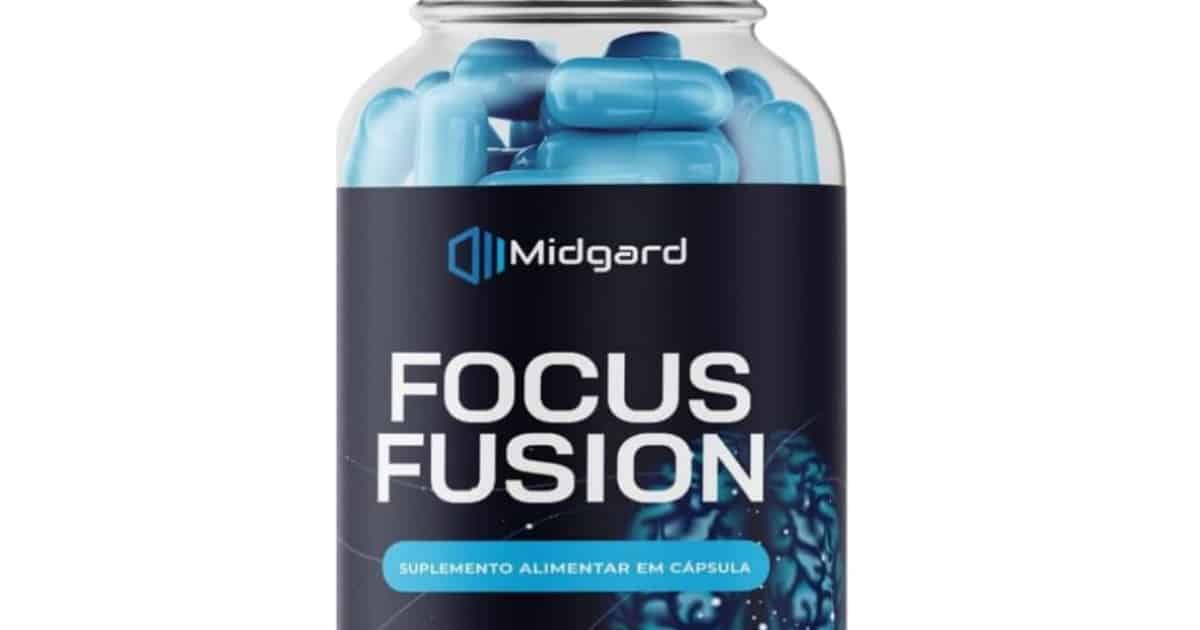 Focus Fusion Midgard Nootrópico Foco e Concentração Magnésio Colina Coenzima Q10 Zinco