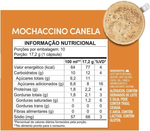 Nescafé Dolce Gusto Mochacinno Canela 10 Capsulas 172g - Image 5